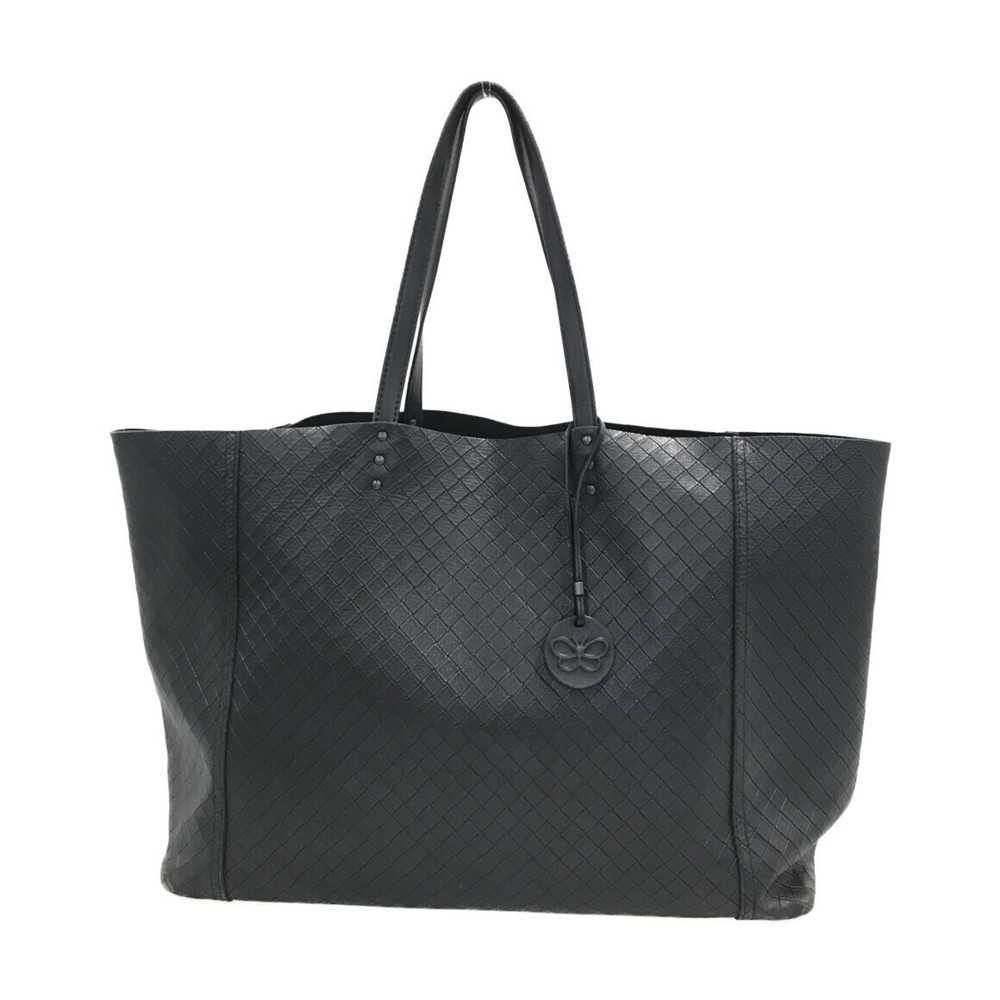 Bottega Veneta Intrecciato Leather Business Bag Black - Picture 1 of 8